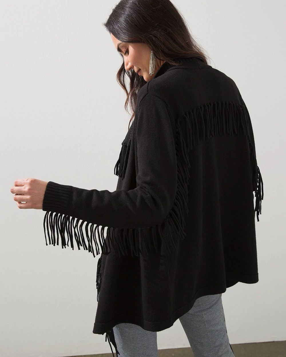 Tassel Trim Cardigan