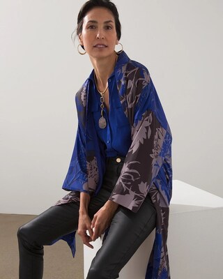 Floral Print Kimono