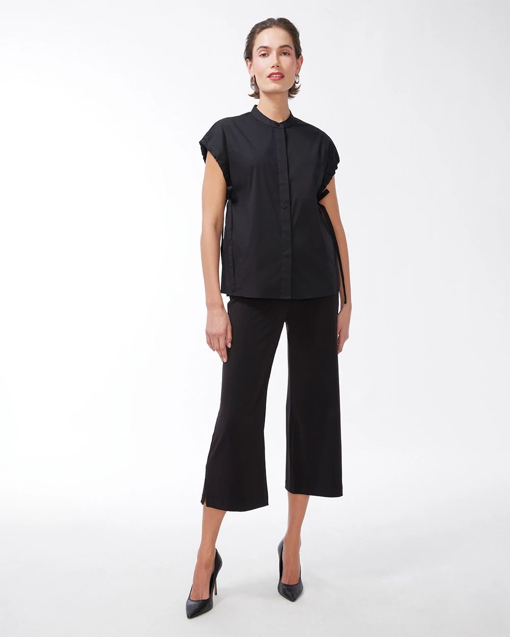 Black Label Poplin Blouse