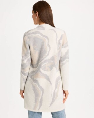 Jacquard Long Sleeve Cardigan click to view larger image.