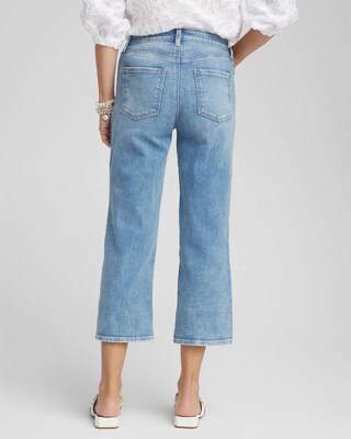 High Rise Straight Cropped Denim