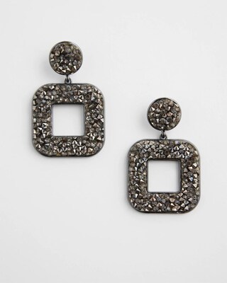 Rhinestone Drop Earrings