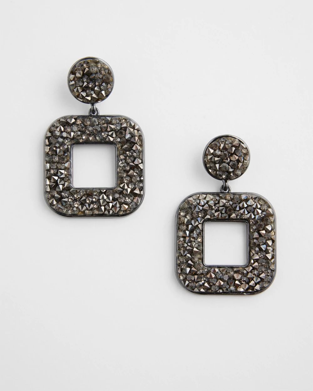 Rhinestone Drop Earrings