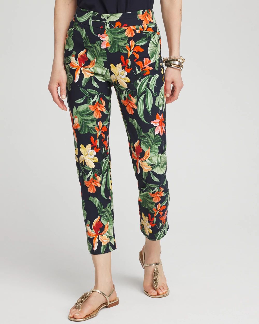 Brigitte Orchid Slim Cropped Pants