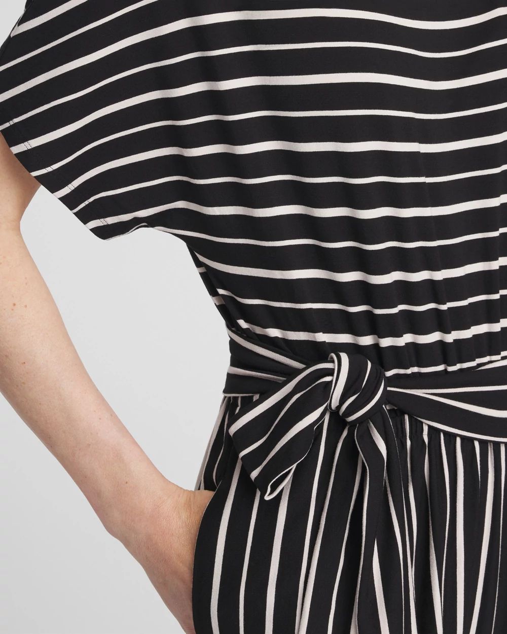 Dolman Stripe Jumpsuit