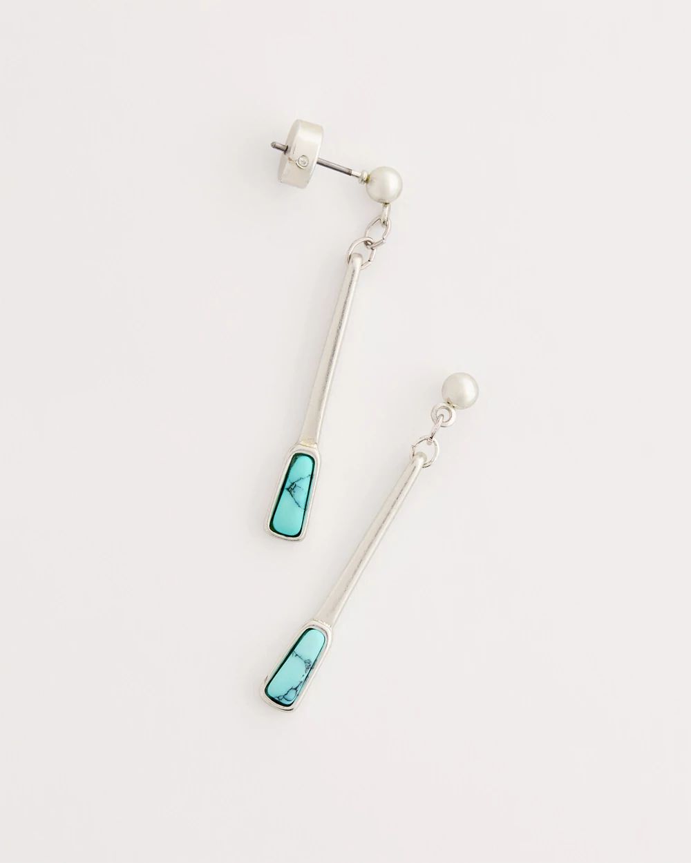 Linear Drop Earrings click to view larger image.