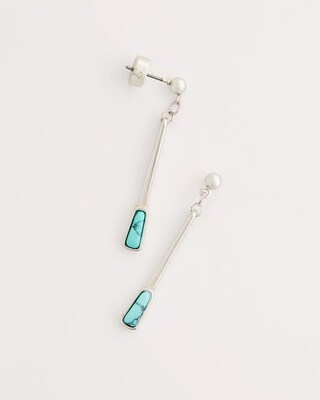 Linear Drop Earrings click to view larger image.