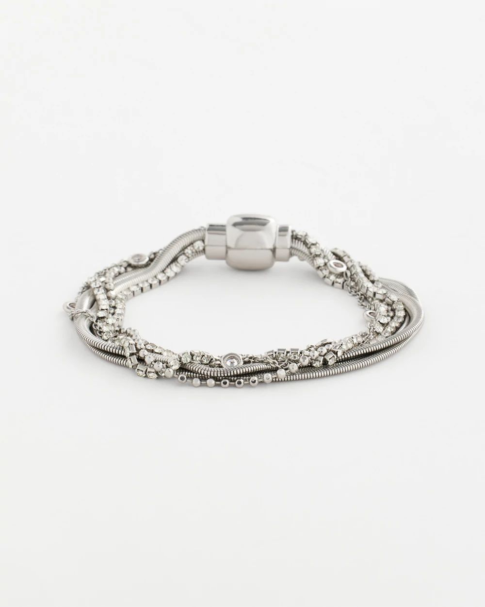 Silvertone Layered Bracelet