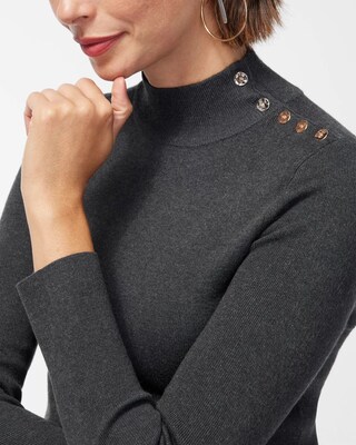 ECOVERO Mock Neck Sweater