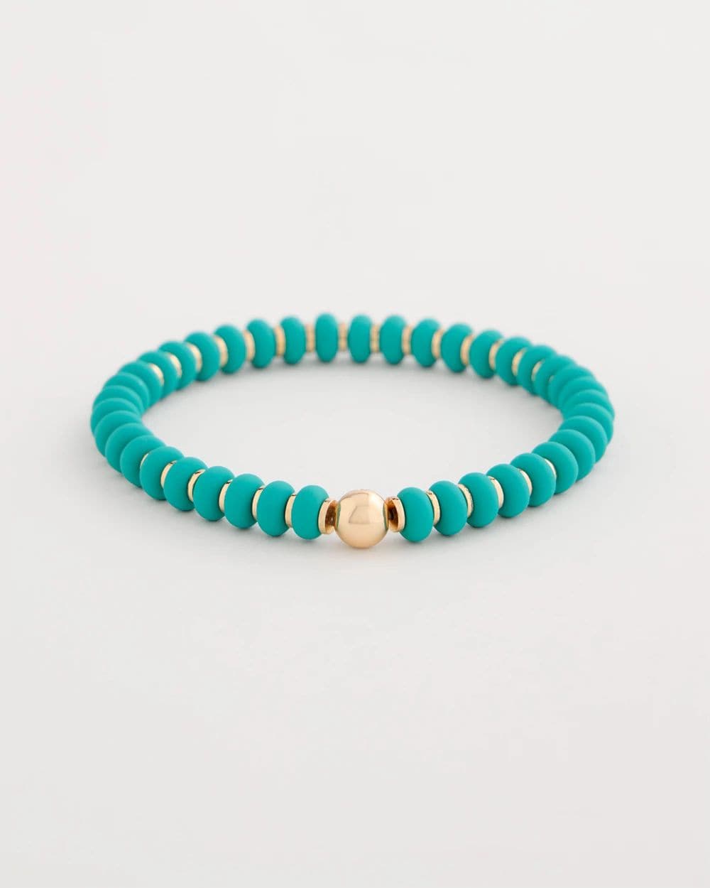 Green Round Stretch Bracelet