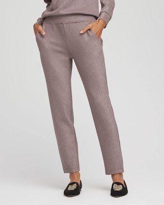 Zenergy® Sparkle Scuba Tapered Ankle Pants