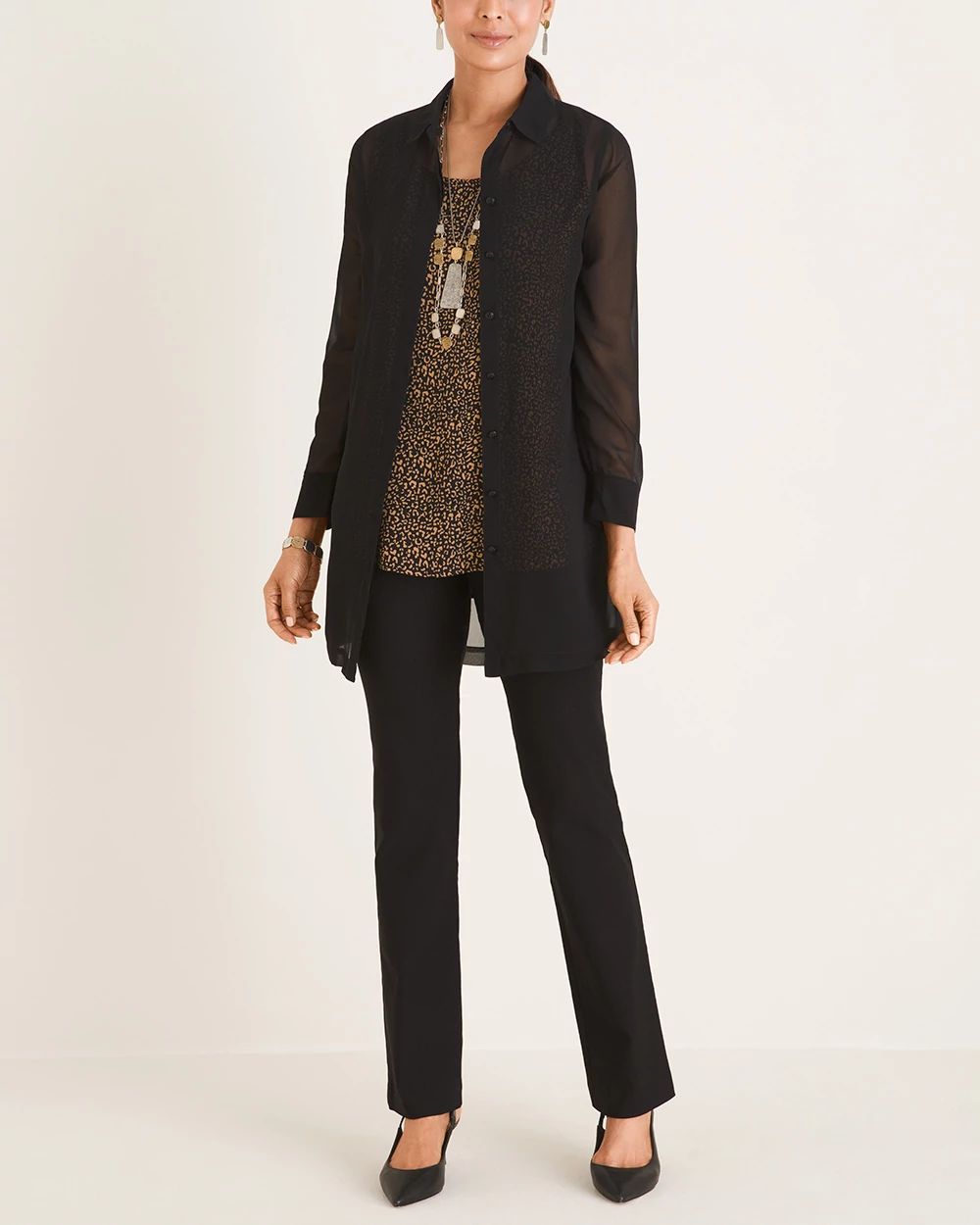 Sheer Tunic Shirt