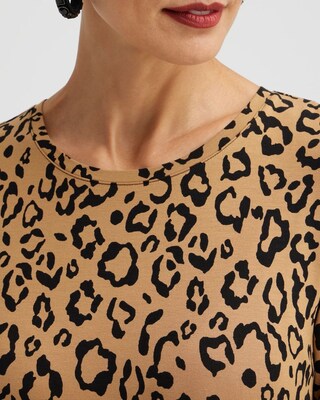 Touch of Cool Leopard Layering Tee