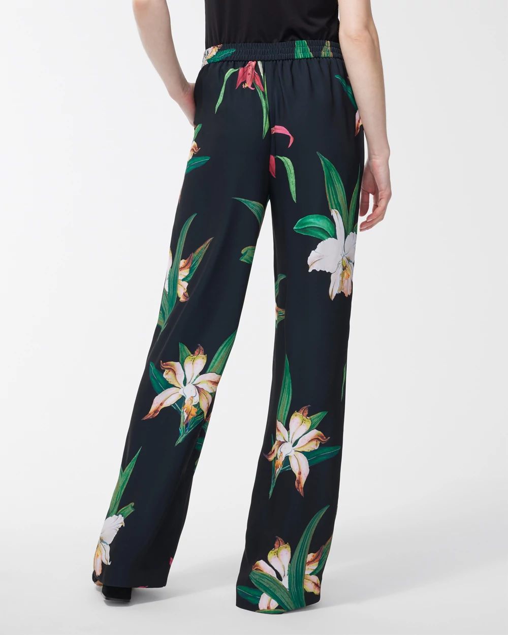 Floral Pull-On Soft Pants