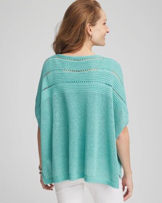 Scoop-Neck Poncho click to view larger image.