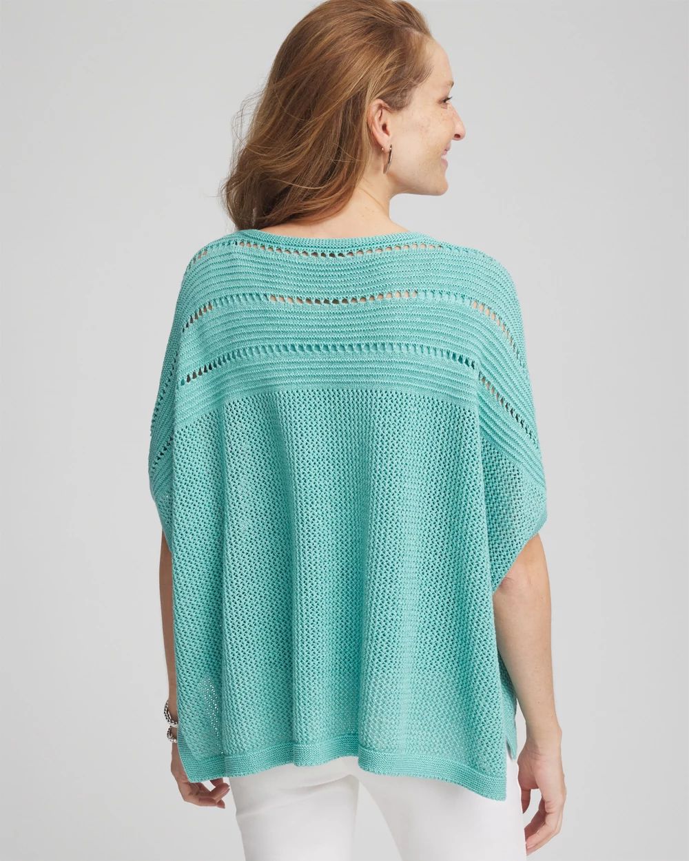 Scoop-Neck Poncho