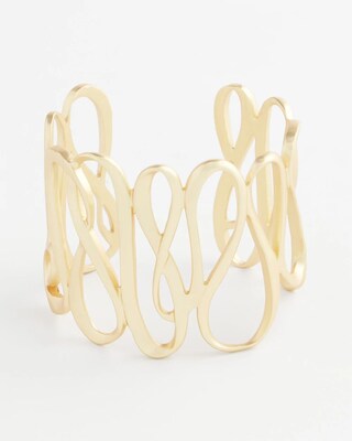 Twisted-Metal Cuff Bracelet