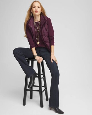 Caviar Bead Bateau Neck Sweater click to view larger image.