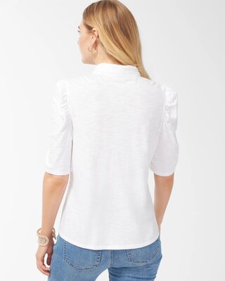 Button Front Henley Top