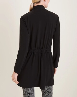 Easy Chic Drape-Front Jacket