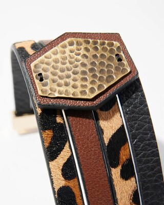 Animal Print Cuff Bracelet