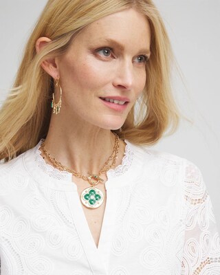 St. Patrick's Day Single Strand Convertible Necklace click to view larger image.