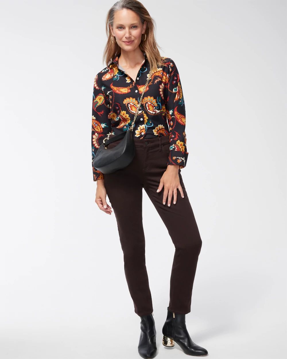 Petite Girlfriend Slim Ankle Jeans
