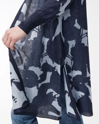 Jacquard Floral Cardigan