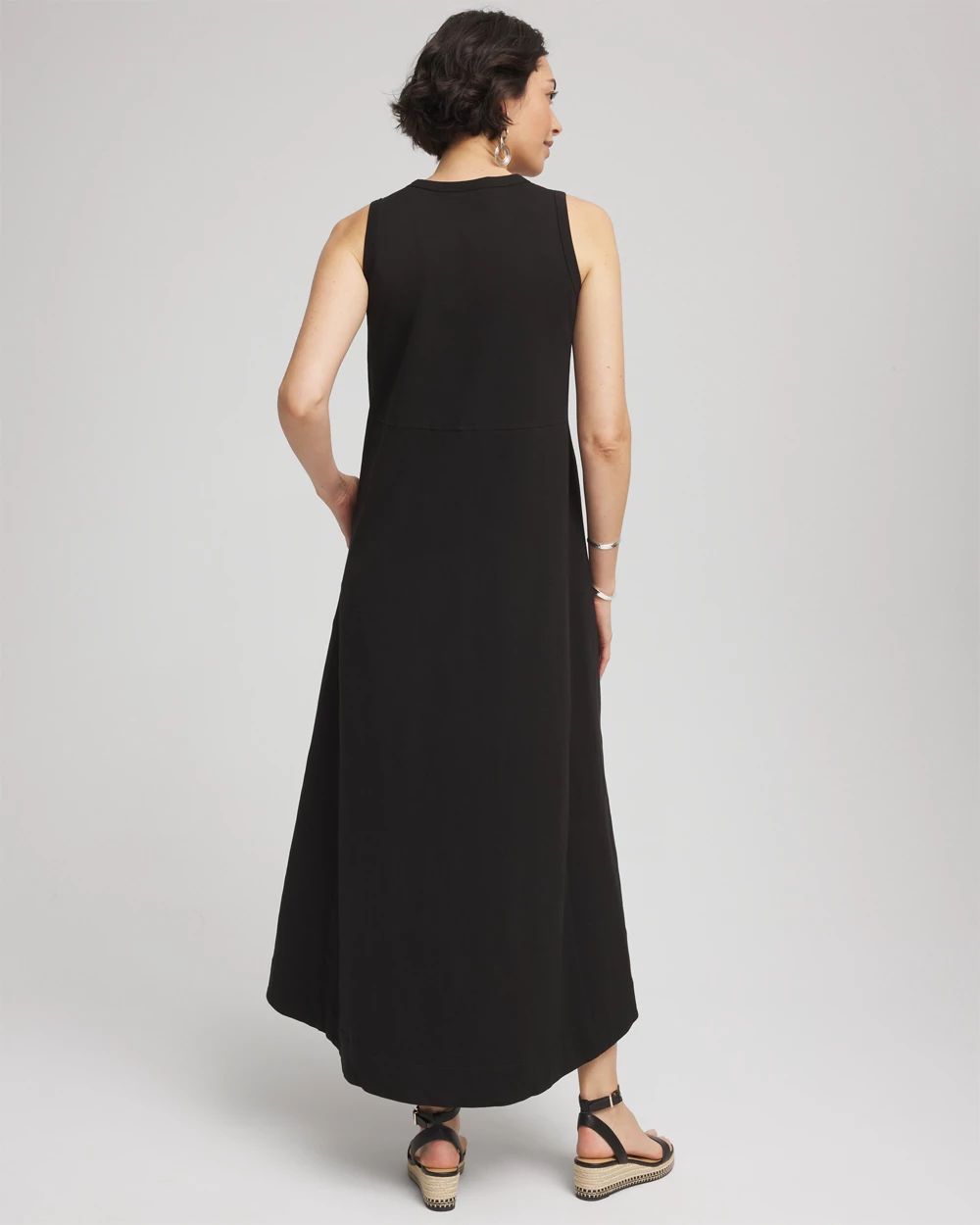 Sleeveless Midi Tank Dress click to view larger image.