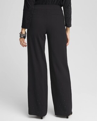 Brigitte Embellished Wide Leg Pants click to view larger image.