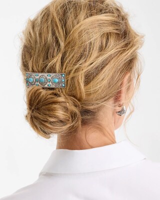 Beaded Hair Barrette click to view larger image.