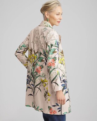Petite Floral Cotton Stretch Topper click to view larger image.