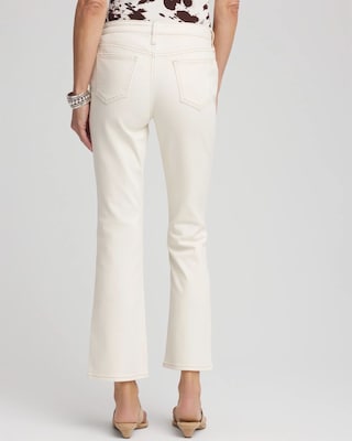 Cropped Girlfriend Kick Flare Jeans click to view larger image.