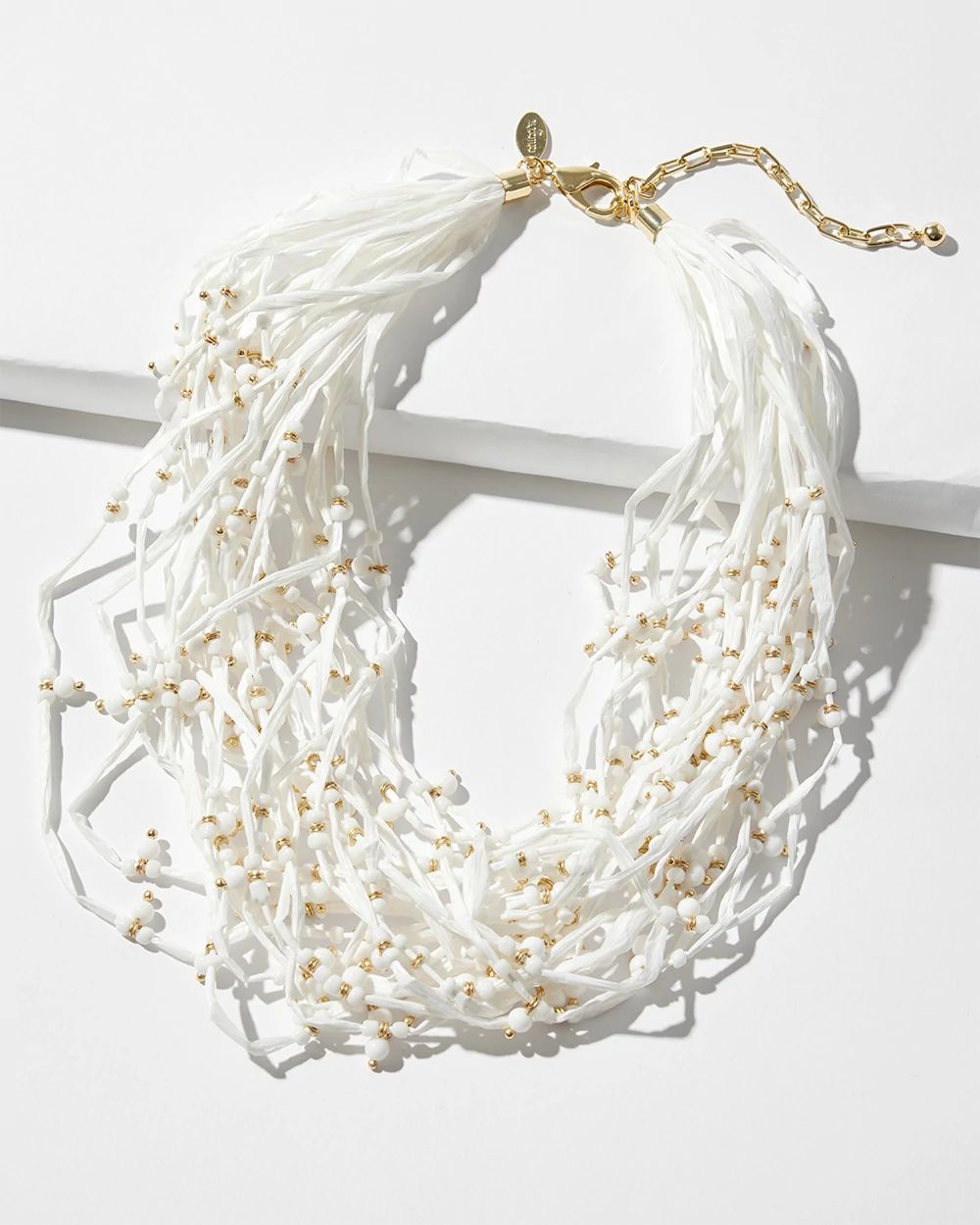 Raffia Multistrand Necklace