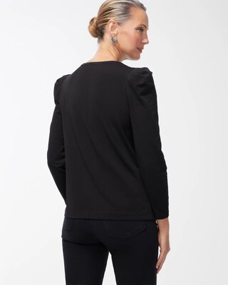 Studded Long Sleeve Tee