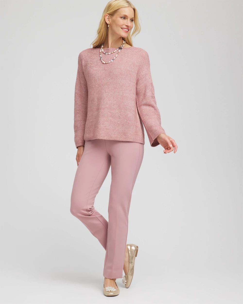 Juliet Slim Trim Detail Ankle Pants click to view larger image.