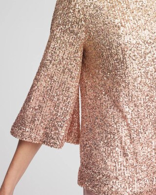 Ombré Sequin Tee click to view larger image.