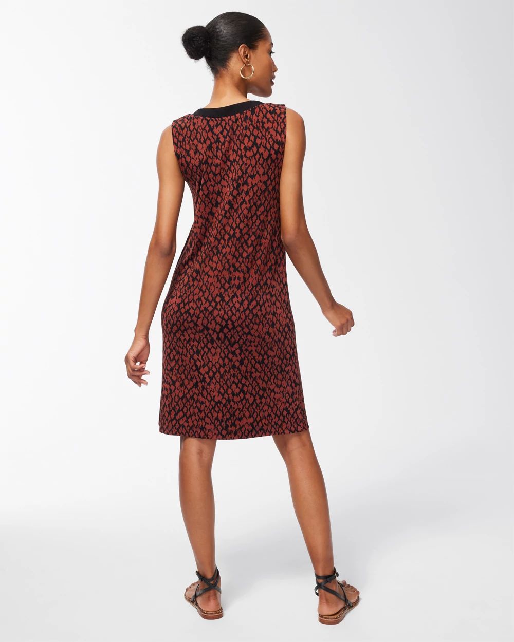 Travelers Diamond Print Kurta Dress