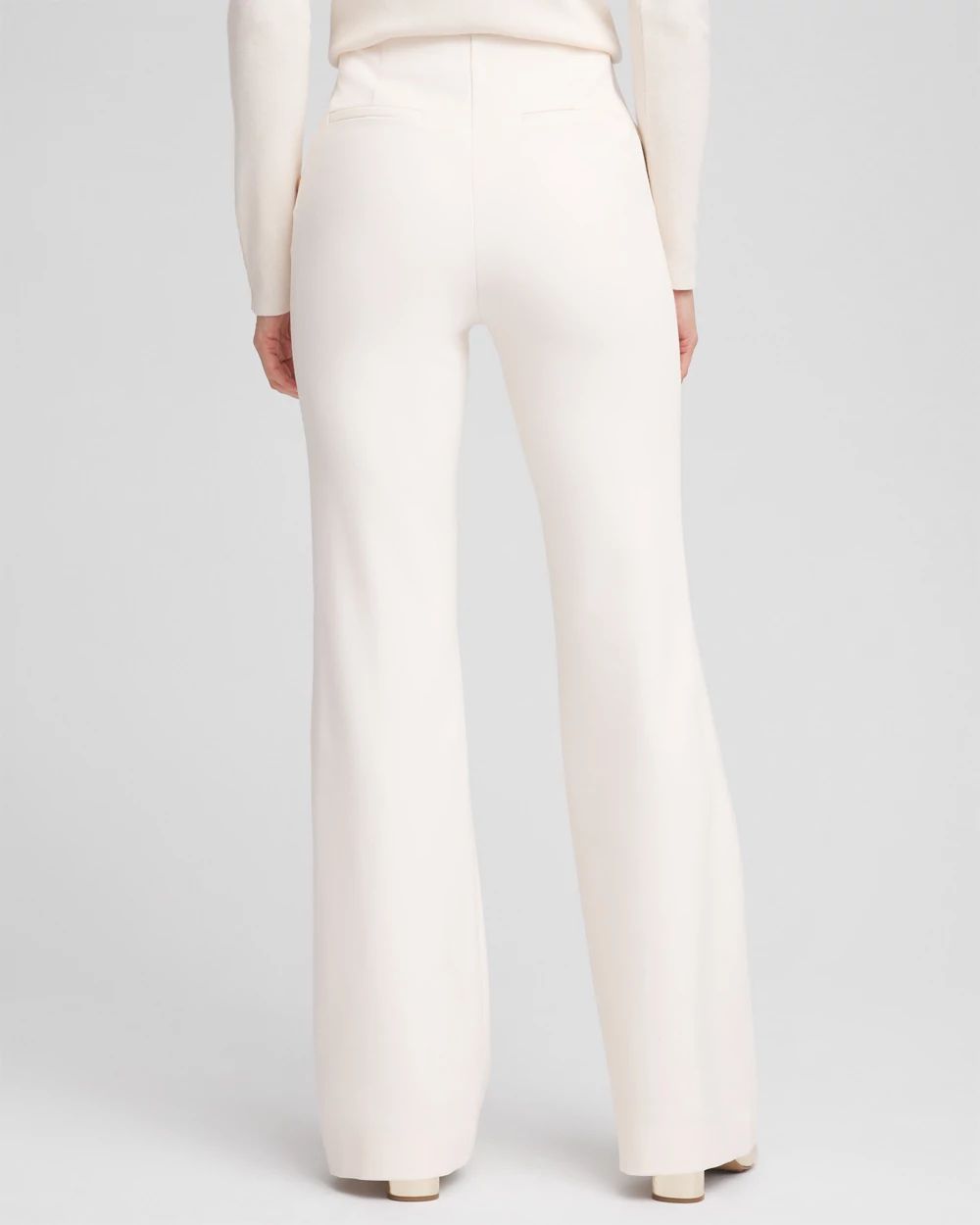 Juliet Ponte Button Detail Flare Pants