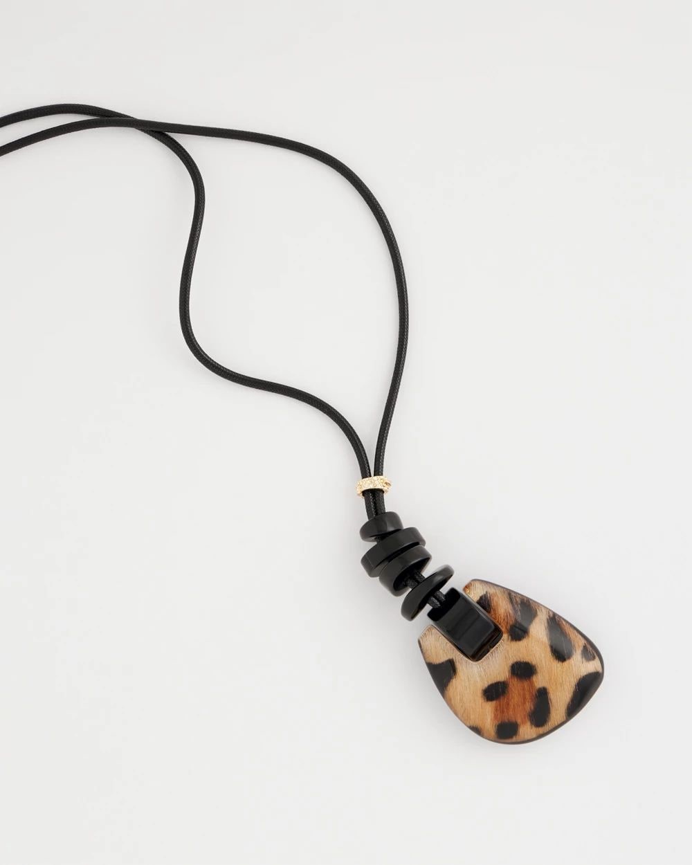 Chico's Originals Leather Animal Corded Pendant click to view larger image.