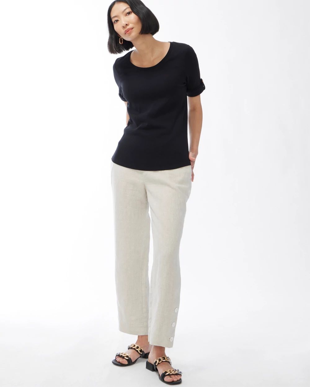 Cuff Sleeve Everyday Tee