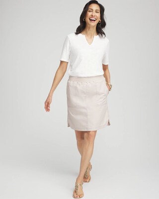 Poplin Skort