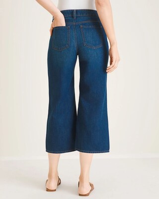 High-Rise Wide-Leg Hemp-Blend Crops