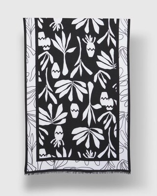 Silk Blend Oblong Scarf