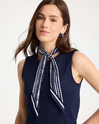 Printed Skinny Scarf click to view larger image.