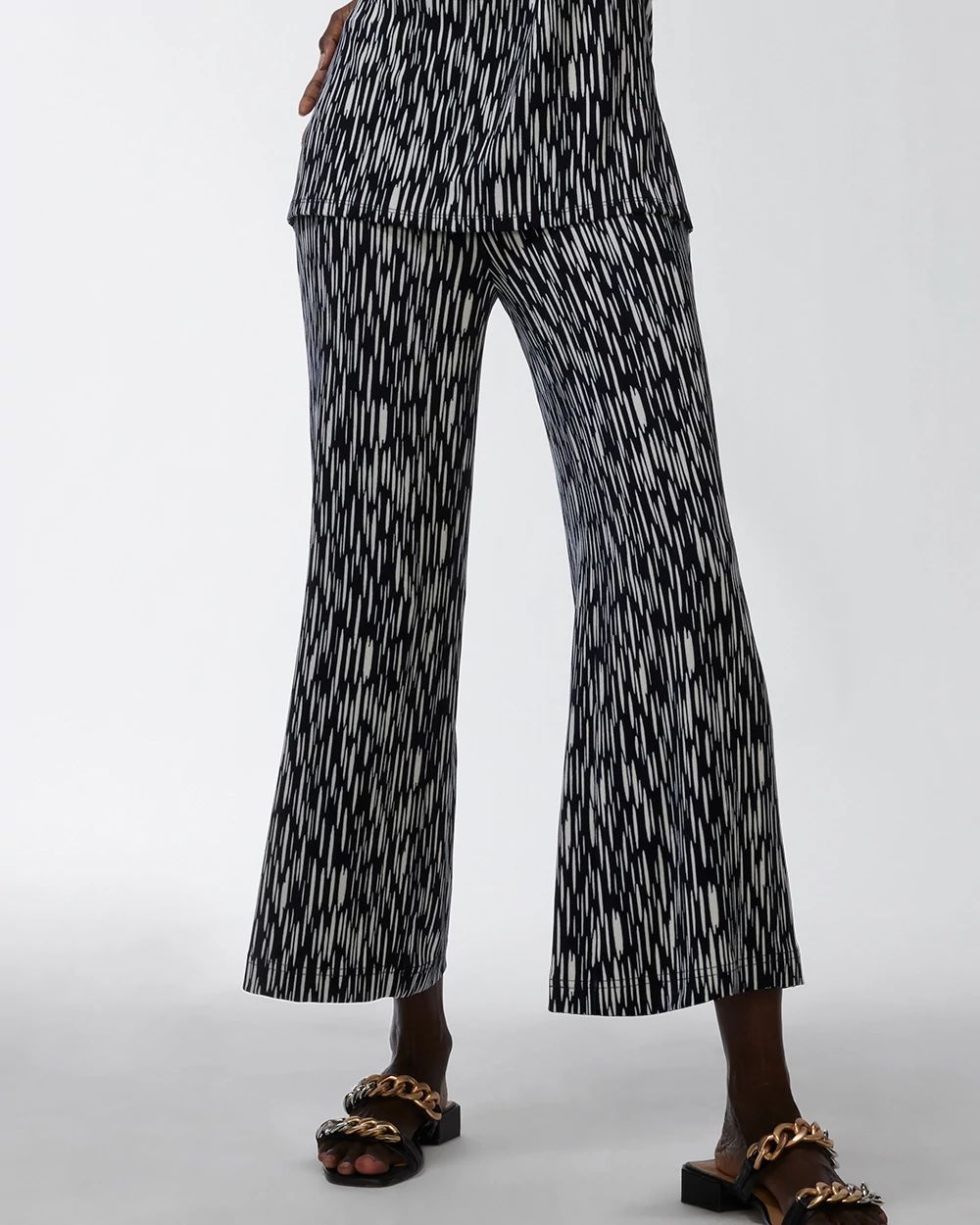 Travelers Animal Print Crops