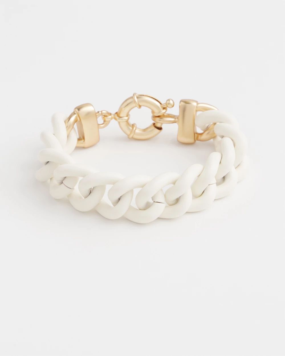 White Links Bracelet click to view larger image.