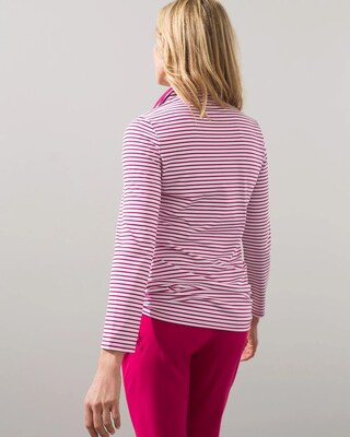 Zenergy® UPF Stripe Bungee Pullover