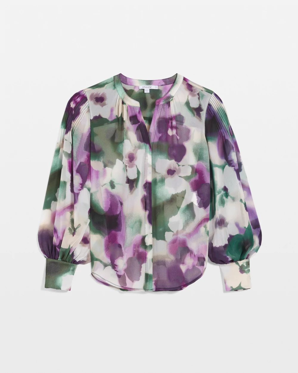 Bloom Pintuck Sleeve Blouse