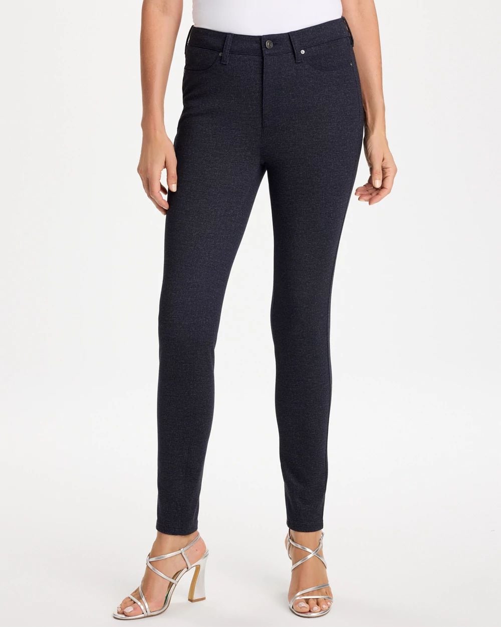 Denim Five Pocket Skinny Pants click to view larger image.